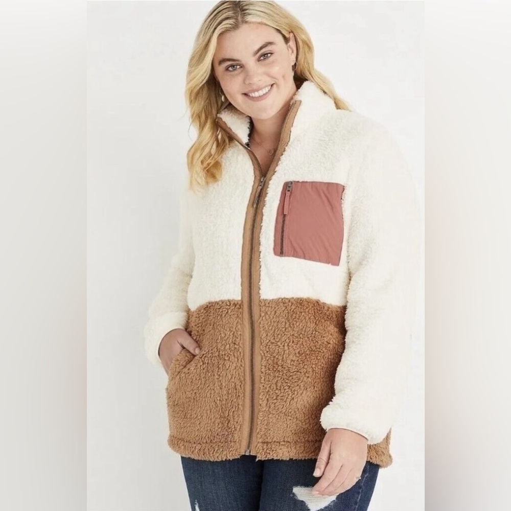 Maurice’s Colorblock Sherpa Jacket - image 3